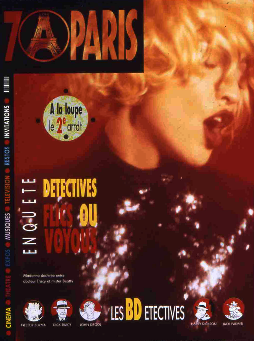 Couverture 7 À Paris — Détectives — Flics ou voyous