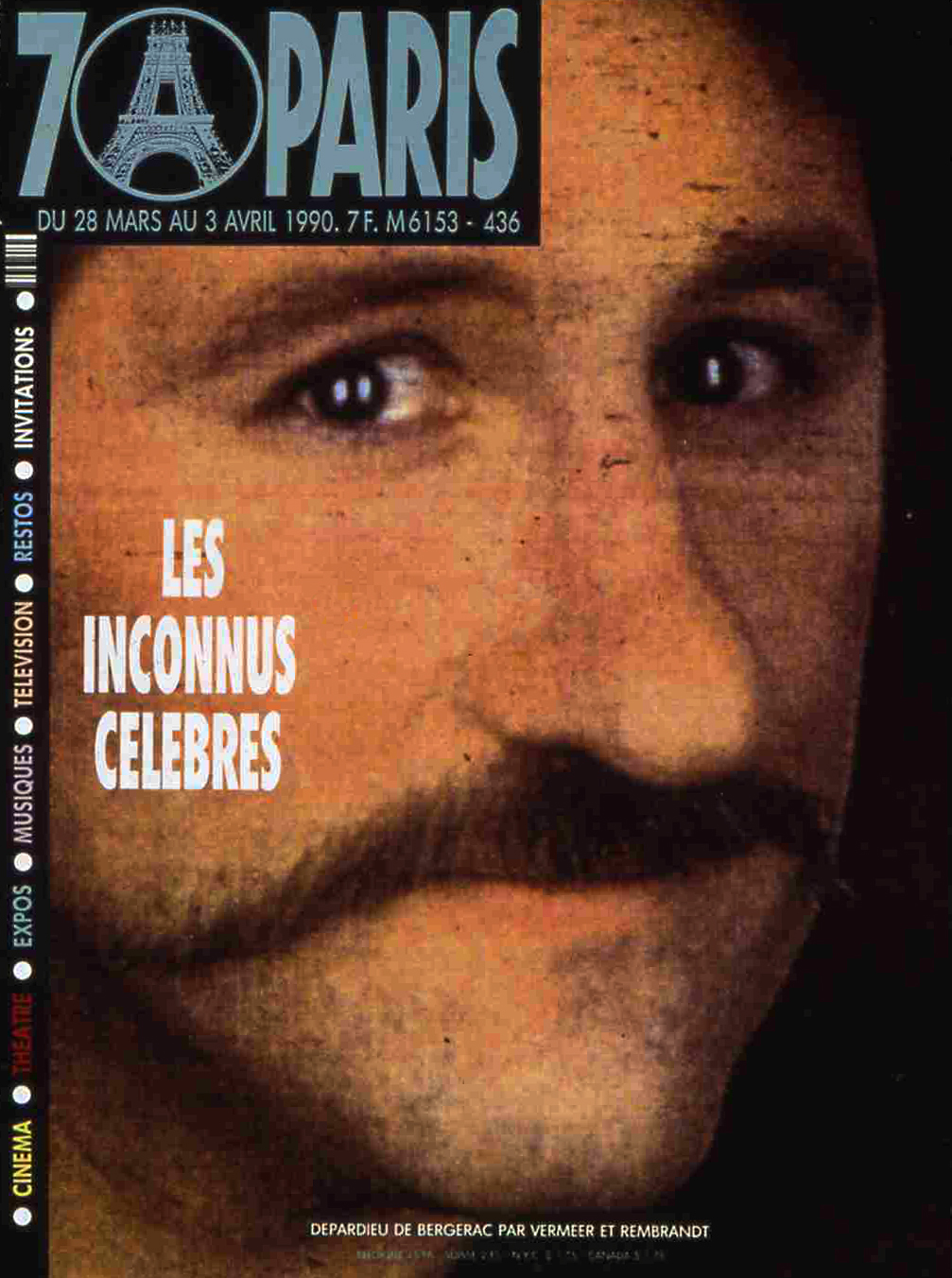 Couverture 7 À Paris — Les inconnus célèbres