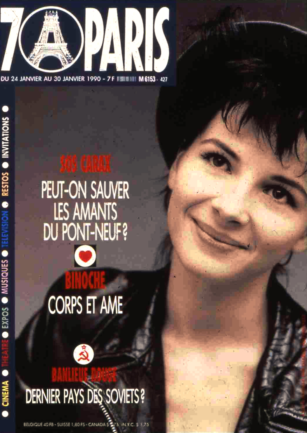 Couverture 7 À Paris — Binoche — Corps et âme