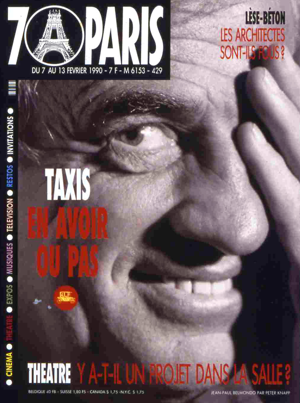 Couverture 7 À Paris — Taxis — En avoir ou pas