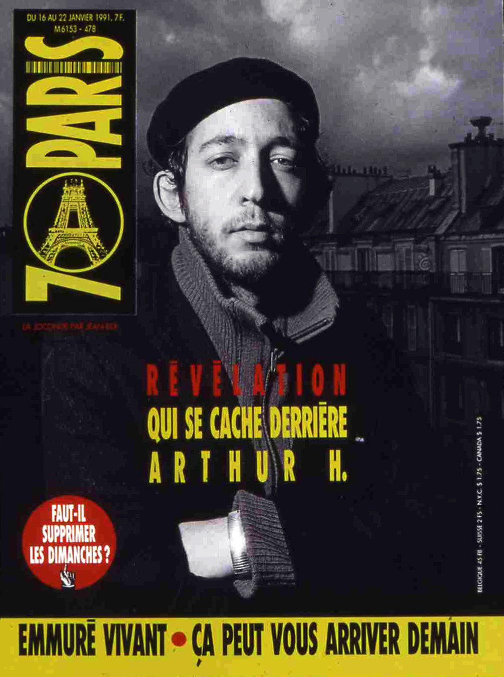 Couverture 7 À Paris — Qui se cache derrière Arthur H. ?
