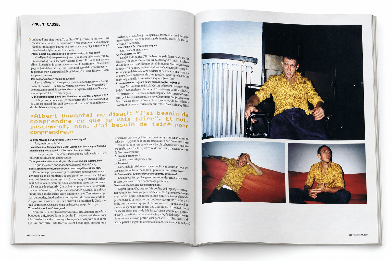 Double page — Première