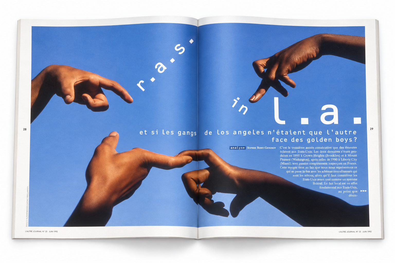Double page — L’Autre Journal